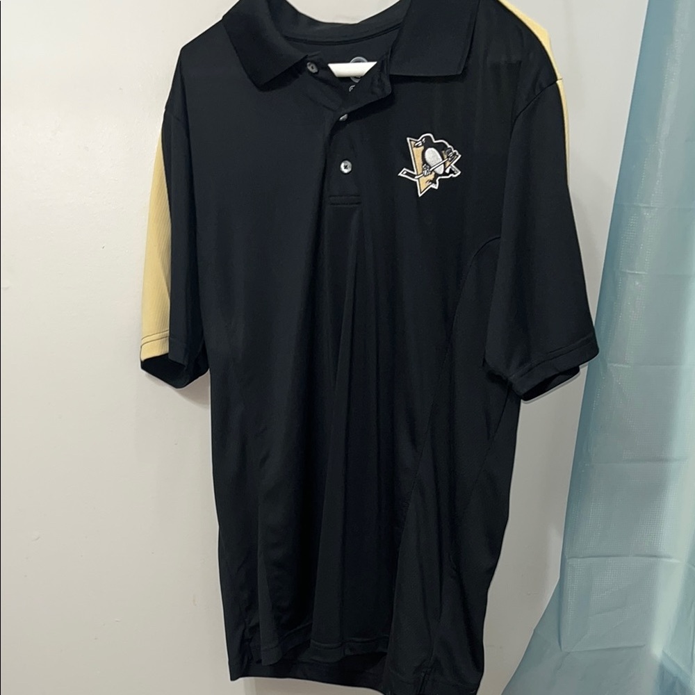 Black and Gold Polo Shirt